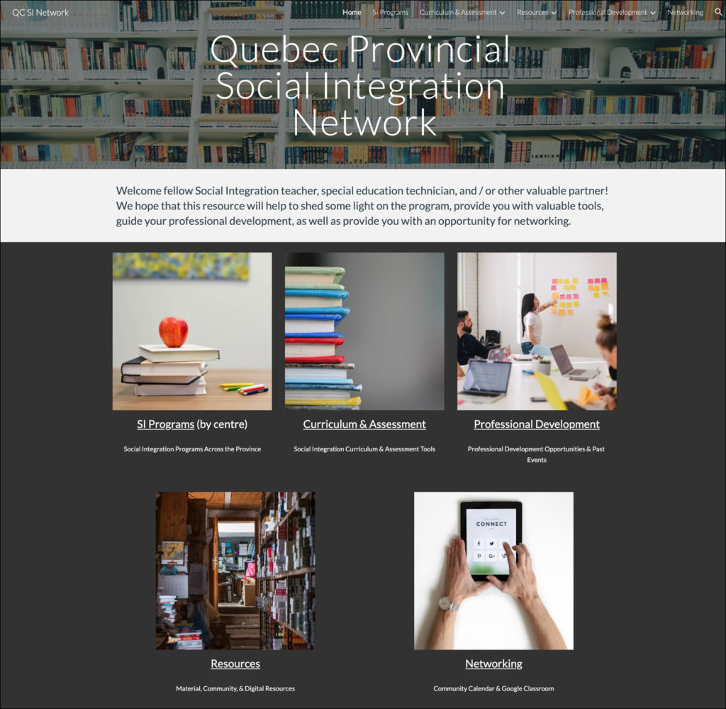 Quebec SI Website